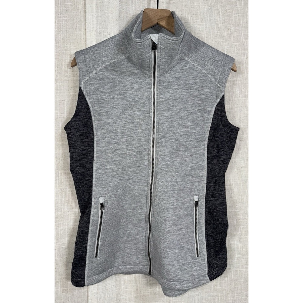 KUHL Projekt Kestrel Women's L‎ Large Zip Up Gray Vest EUC
